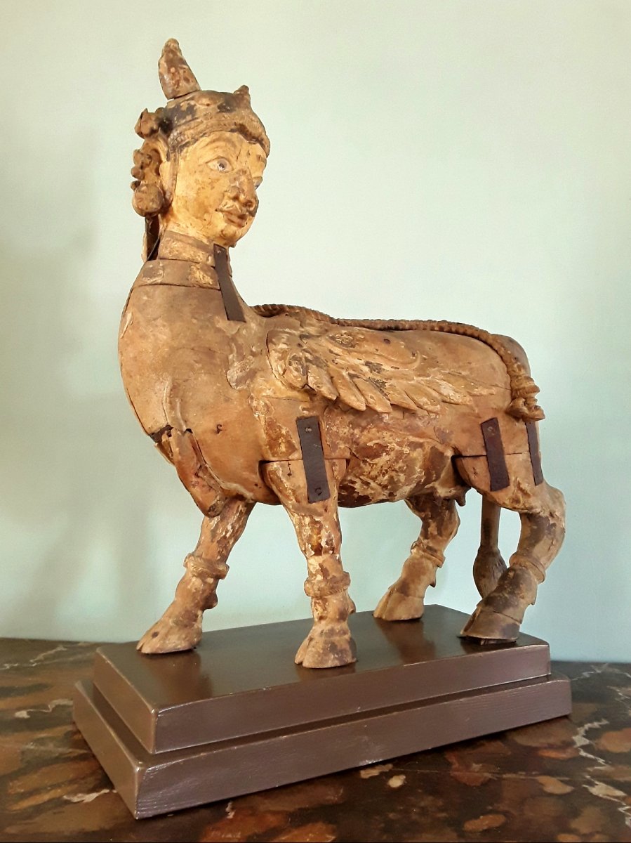 Large Sculpture Of Surabhi ( H 87 Cm )-photo-7