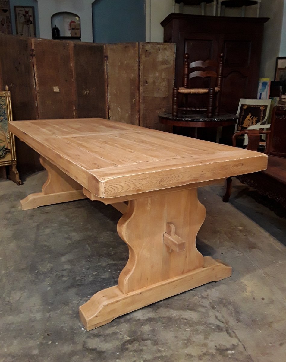 Large Dining Table From The 1950s.-photo-3