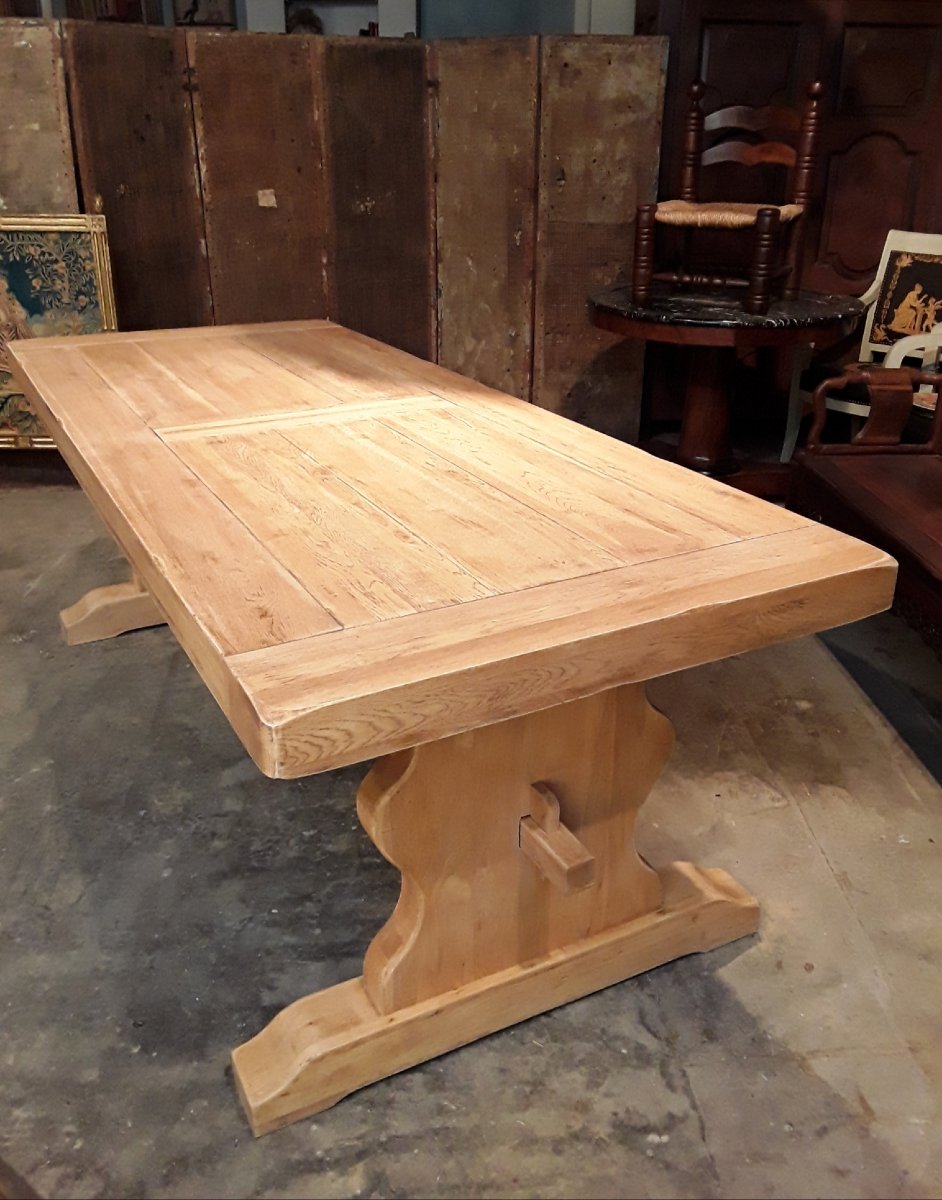 Large Dining Table From The 1950s.