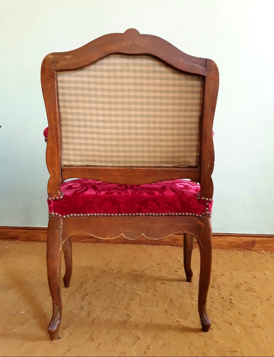 Armchair With A Flat Back, Circa 1730–1740.-photo-5