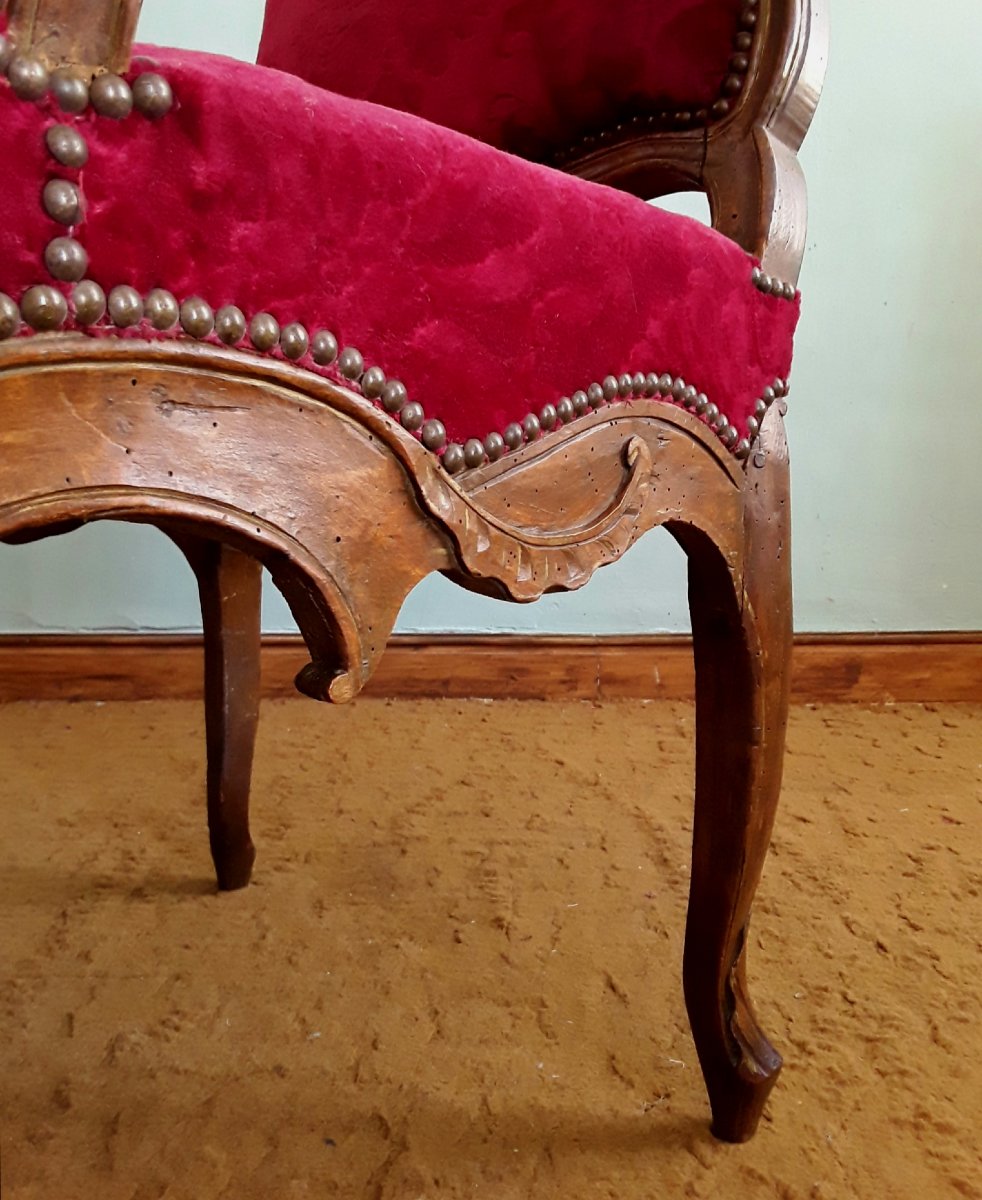 Armchair With A Flat Back, Circa 1730–1740.-photo-8