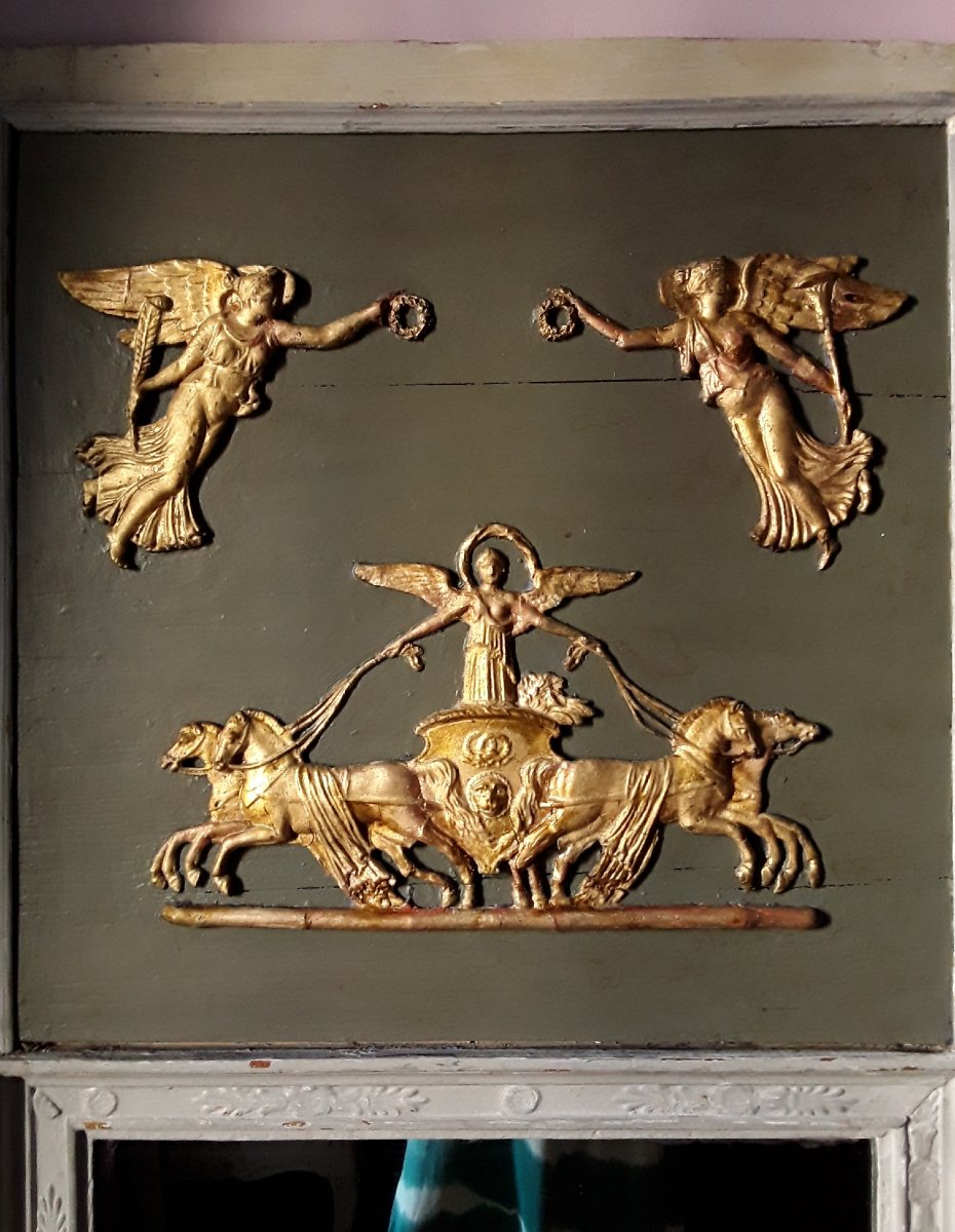 Trumeau Mirror.  First Empire Period. -photo-4