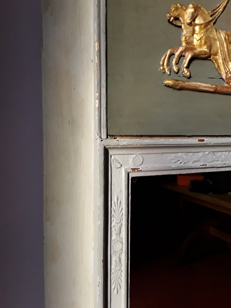Trumeau Mirror.  First Empire Period. -photo-1