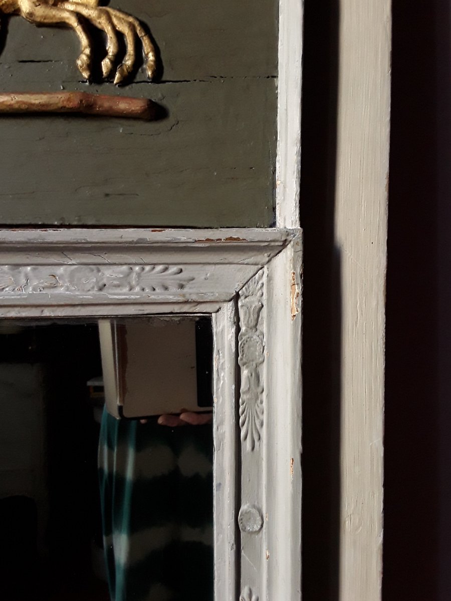 Trumeau Mirror.  First Empire Period. -photo-3