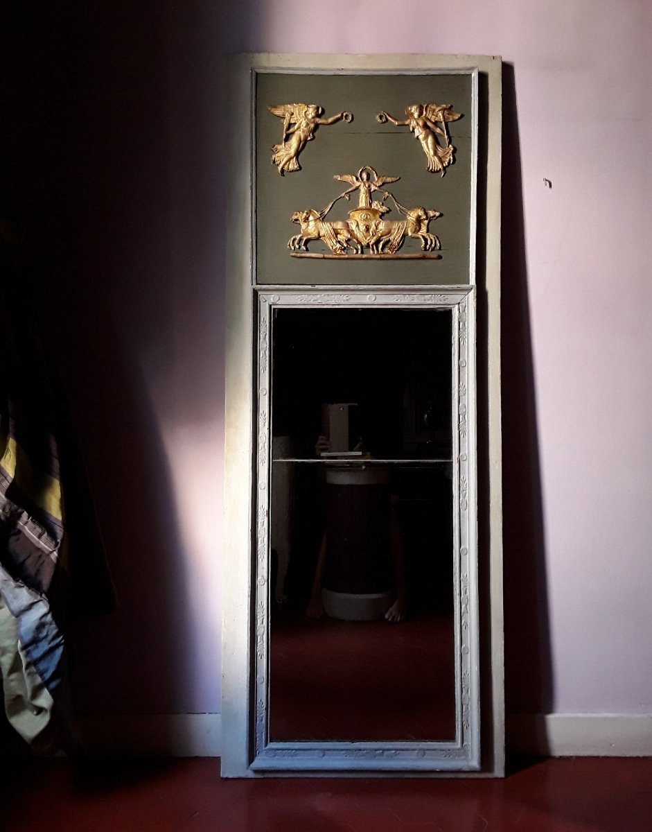Trumeau Mirror.  First Empire Period. -photo-5