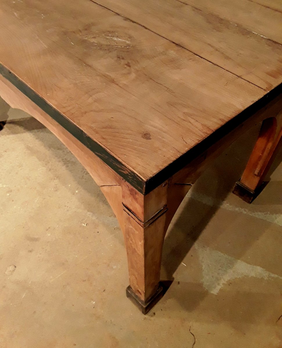 Large Empire-style Library Table. -photo-3