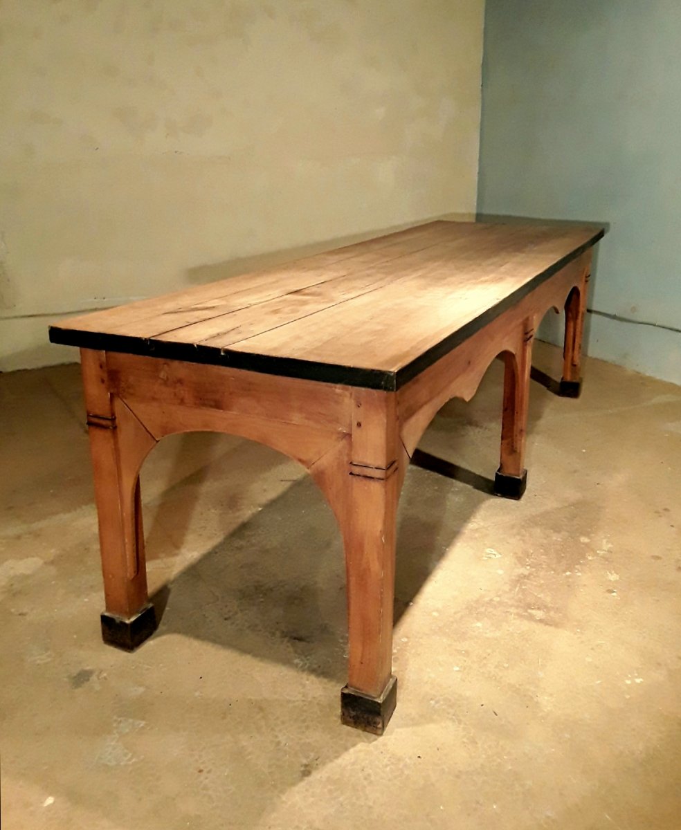Large Empire-style Library Table. -photo-2