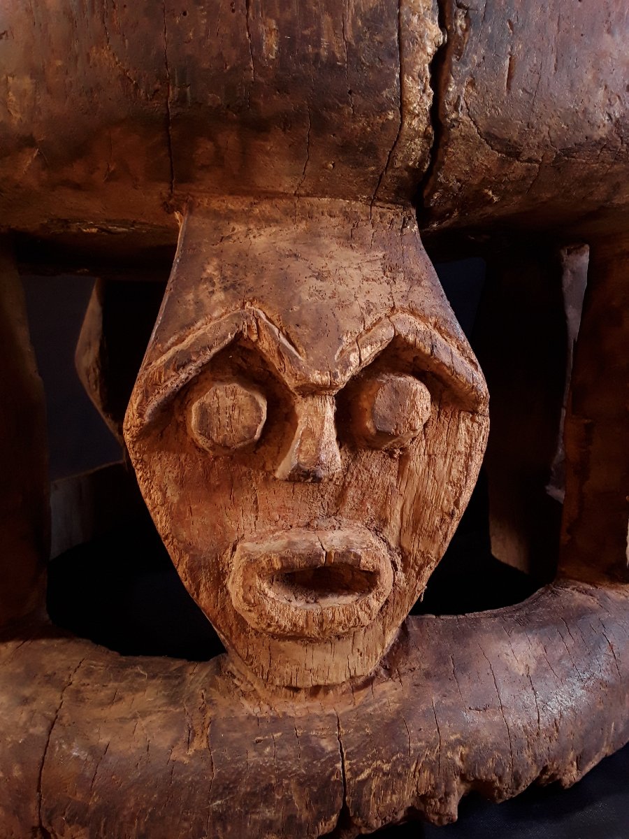 African Ceremonial Drum (cameroon).-photo-2