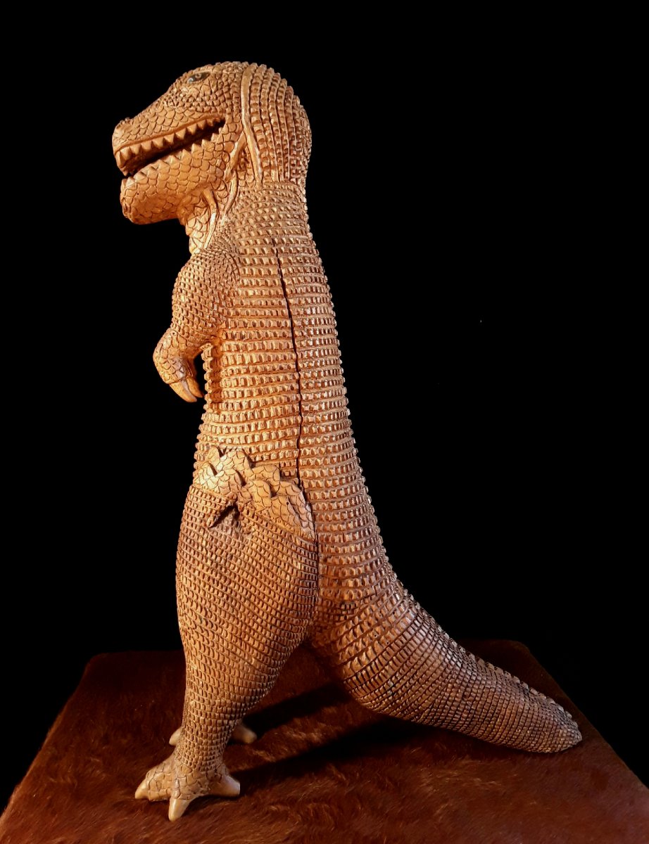 Grande sculpture d'Art Populaire (folk art). -photo-3