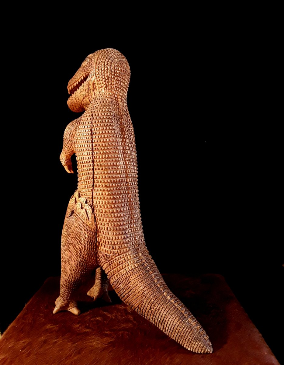 Grande sculpture d'Art Populaire (folk art). -photo-4