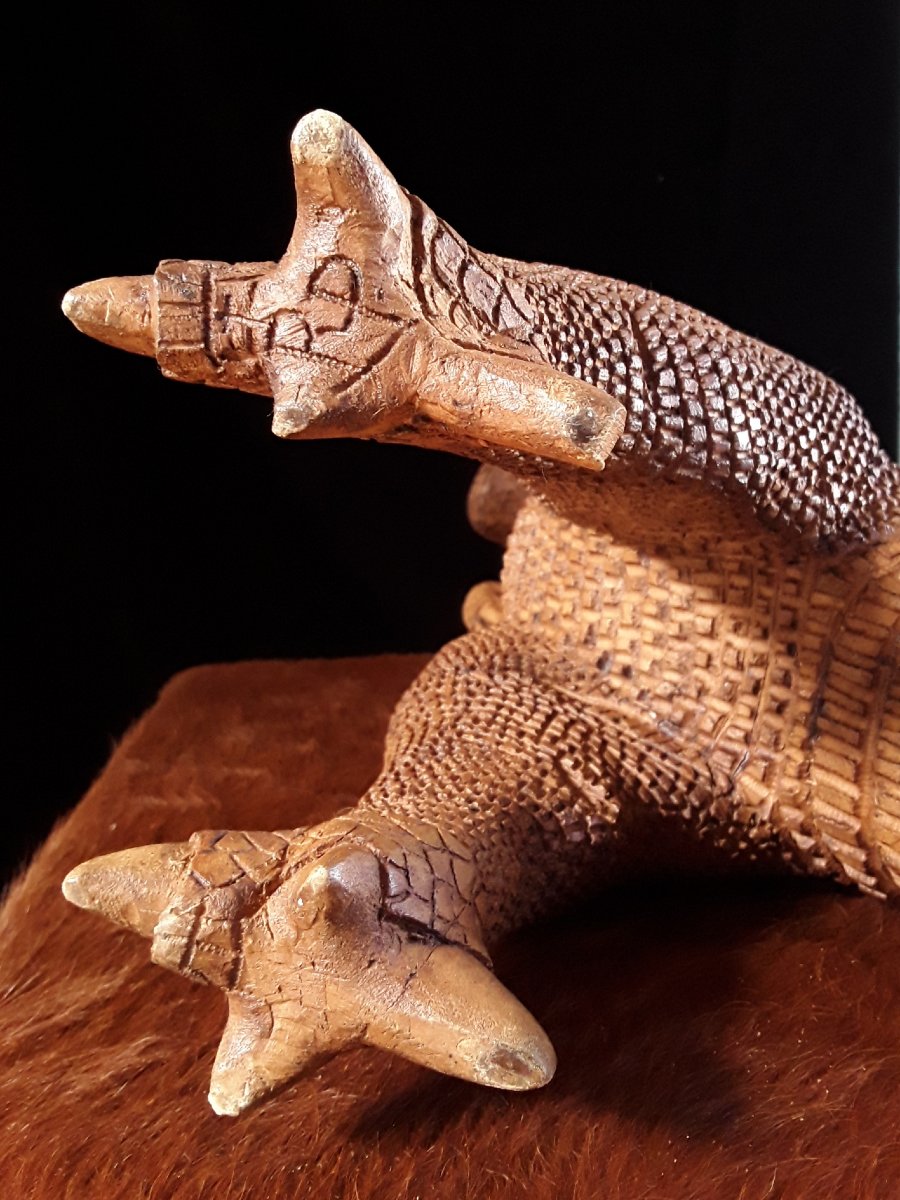 Grande sculpture d'Art Populaire (folk art). -photo-6