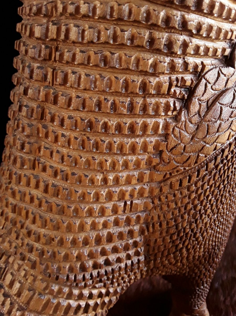 Grande sculpture d'Art Populaire (folk art). -photo-8