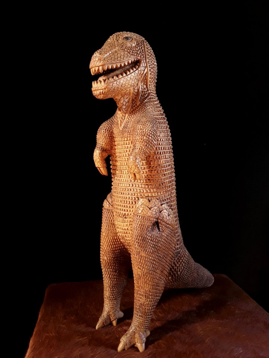 Grande sculpture d'Art Populaire (folk art). 