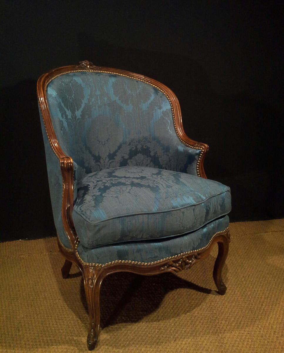 Bergère d'époque Louis XV. -photo-2