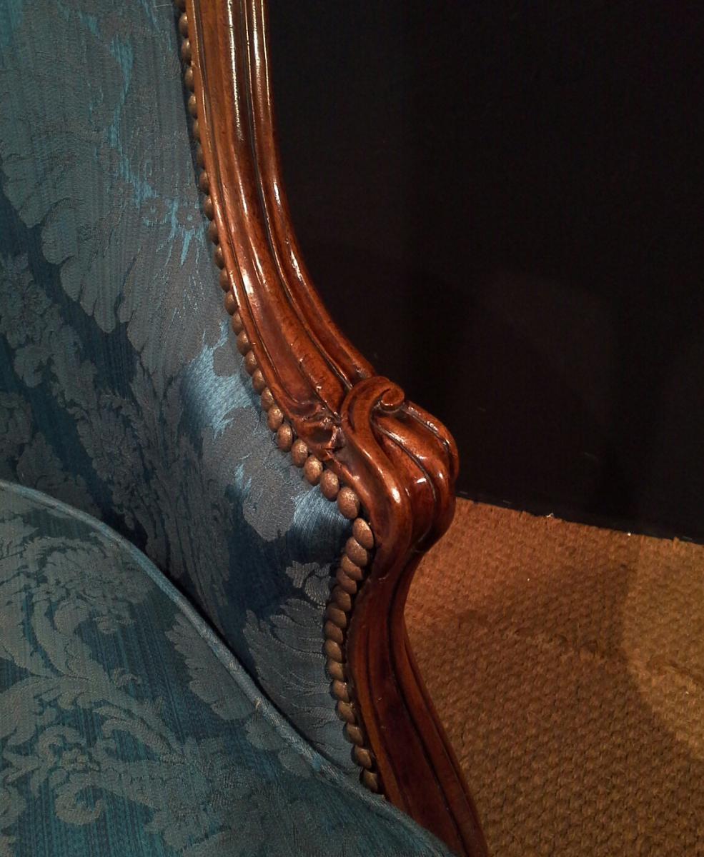 Bergère d'époque Louis XV. -photo-3