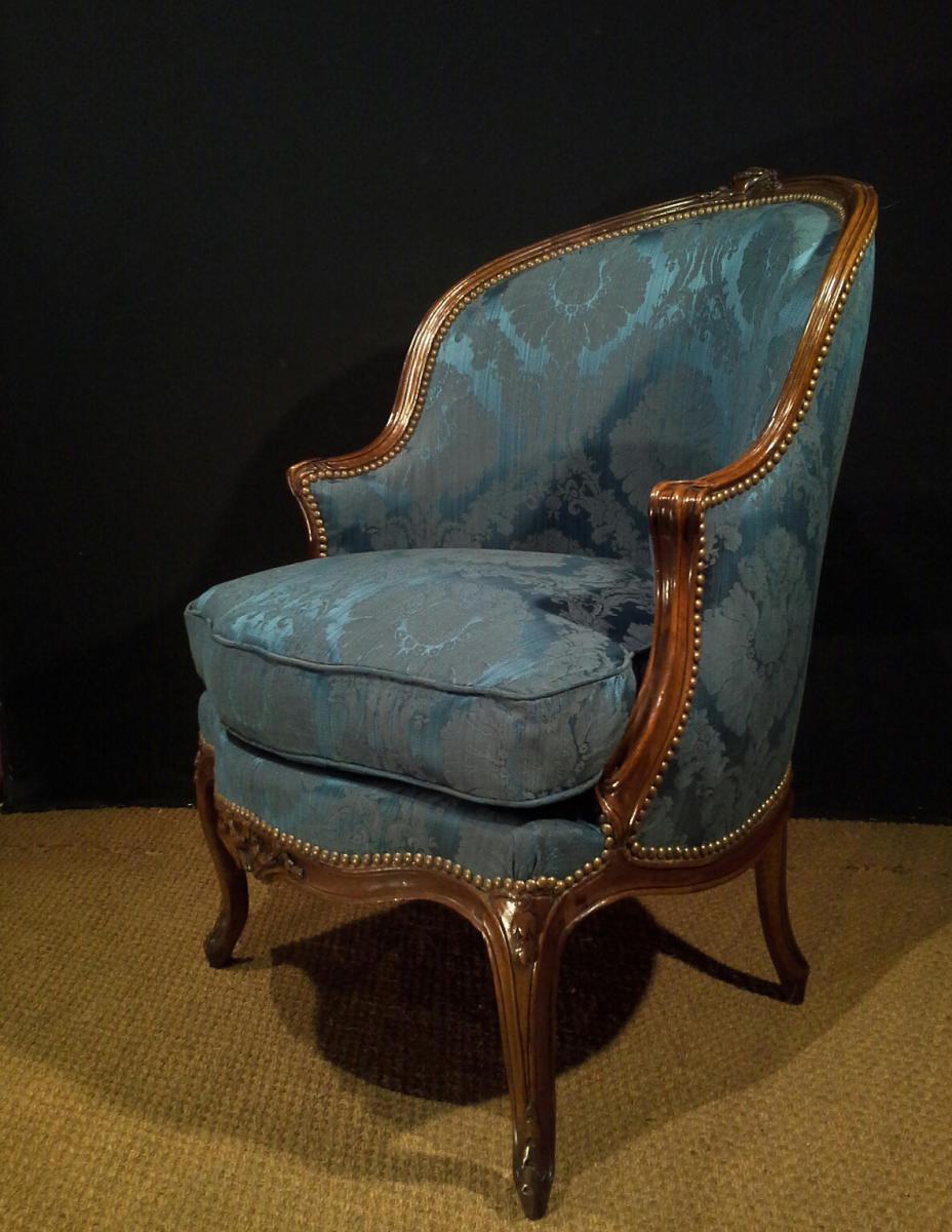 Bergère d'époque Louis XV. -photo-1