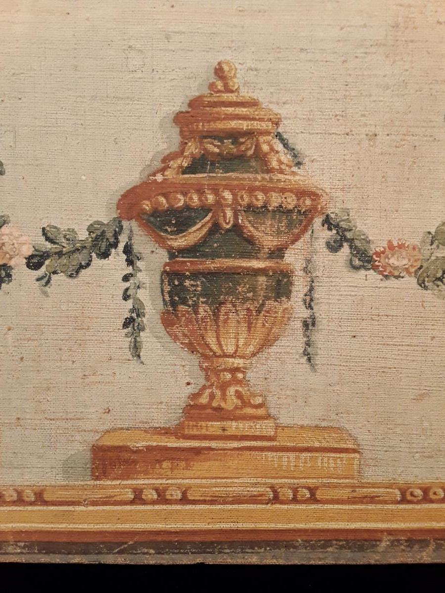 Large Oil On Canvas XVIII Century.-photo-4