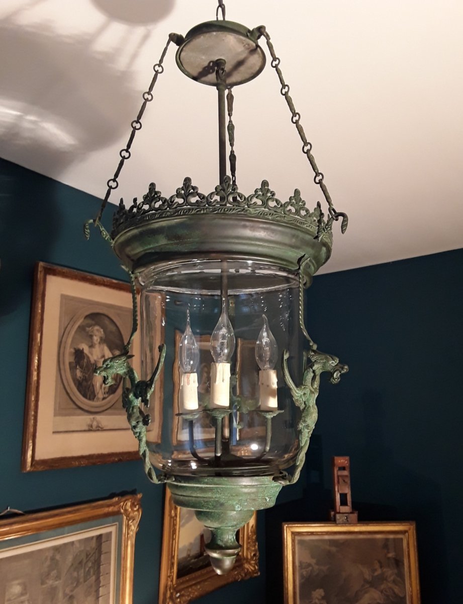 Antique Style Lantern. 112 Cm High.-photo-1