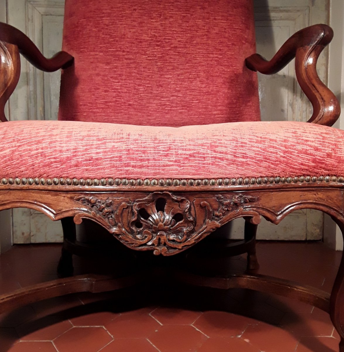 Large Regency Period Armchair.-photo-7