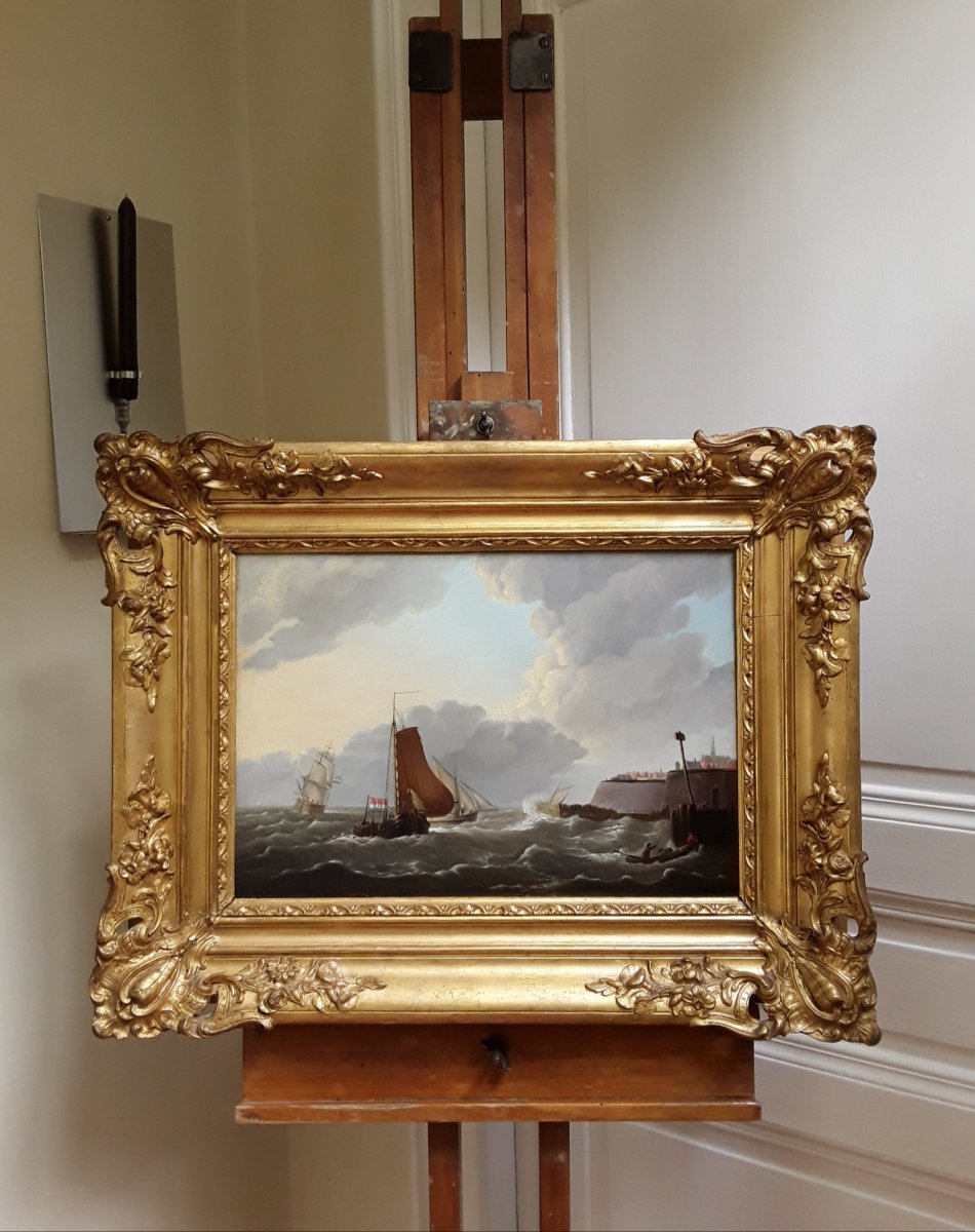 Table Of Marine Attributed To Verboeckhoven.-photo-2