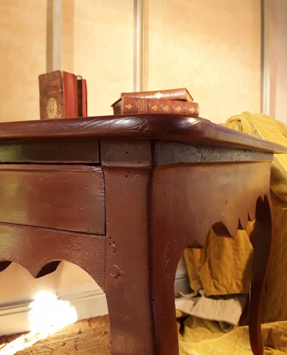 Louis XV Period Table With Deer Feet.-photo-5
