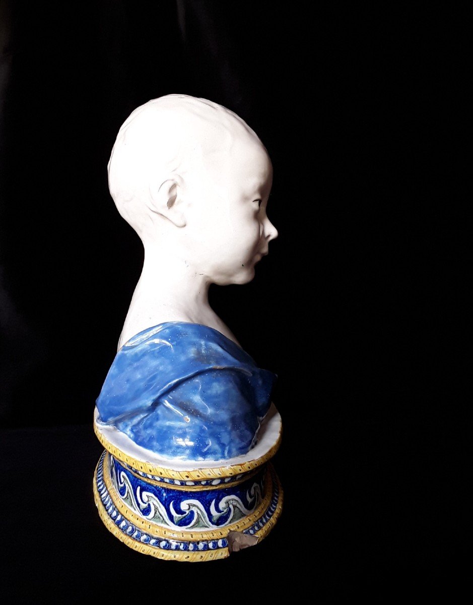 Cantagalli Earthenware Bust-photo-1