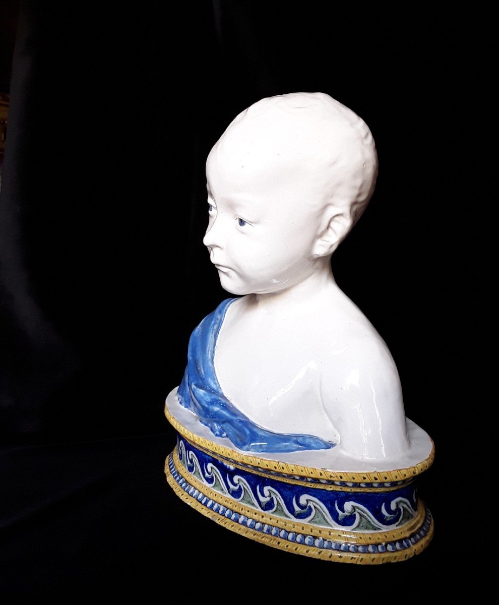 Cantagalli Earthenware Bust-photo-2