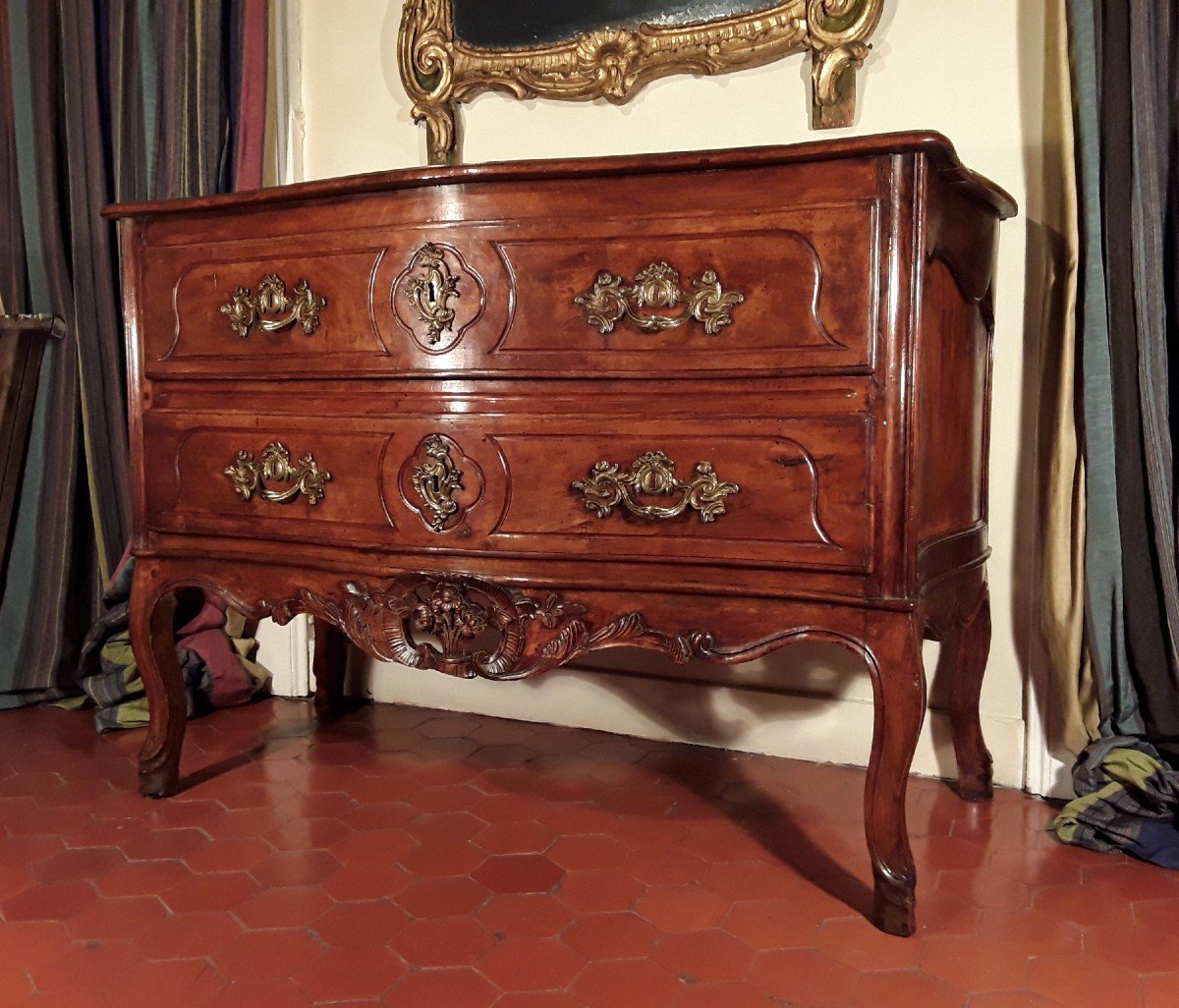 Commode Provençale d'époque XVIII ème. -photo-2