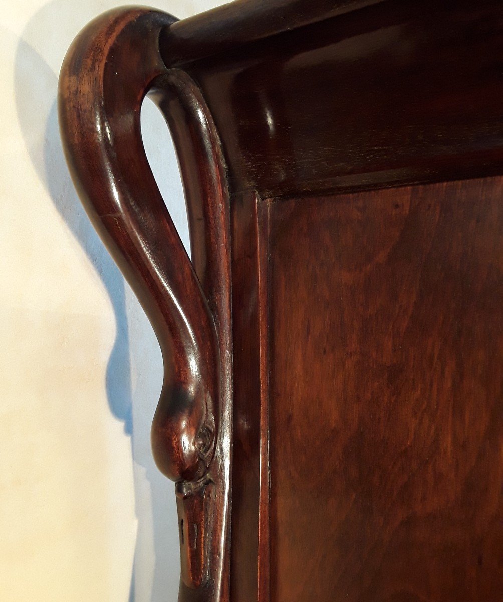 Swan Decor Bench. Empire Period.-photo-5