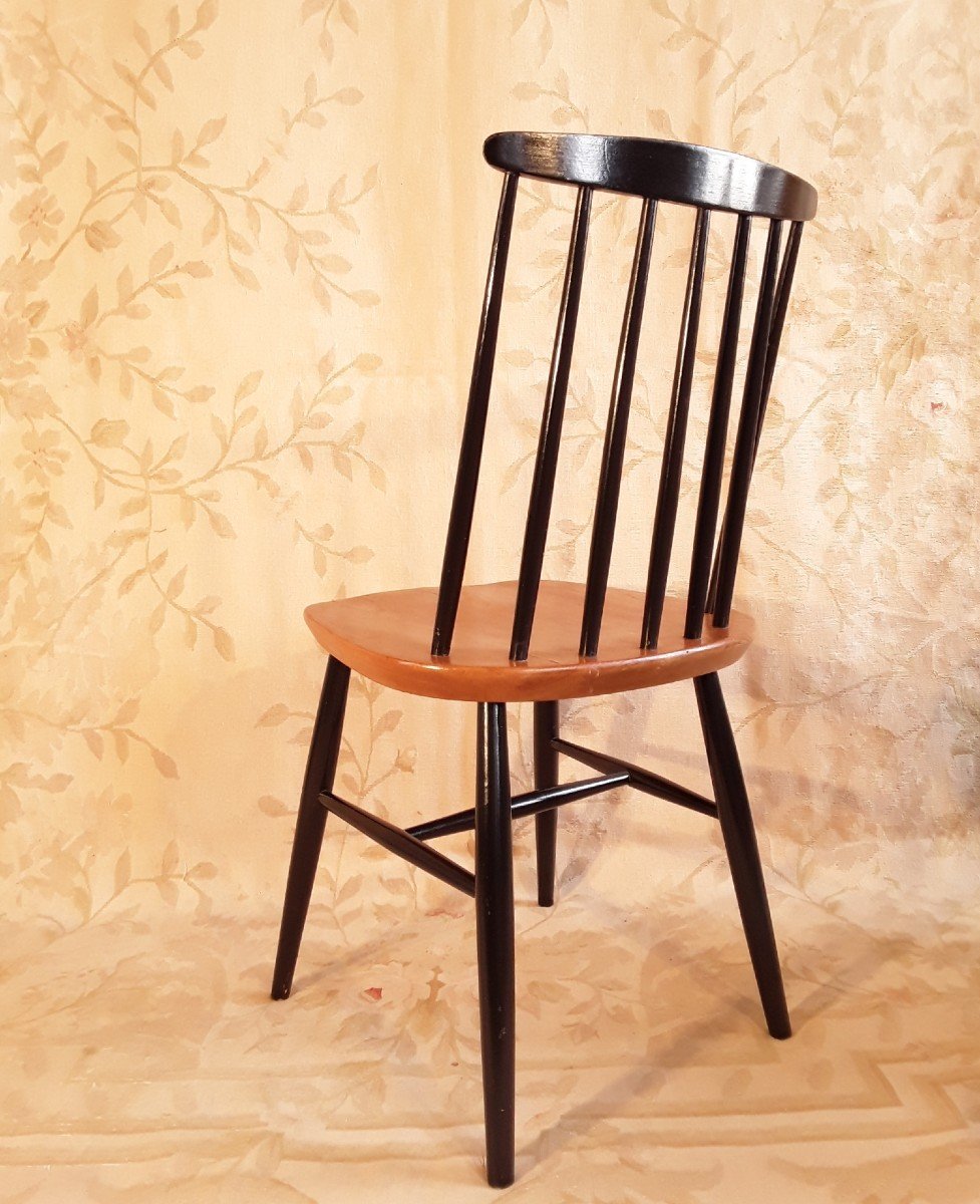 Série de six chaises " Fanett".-photo-1