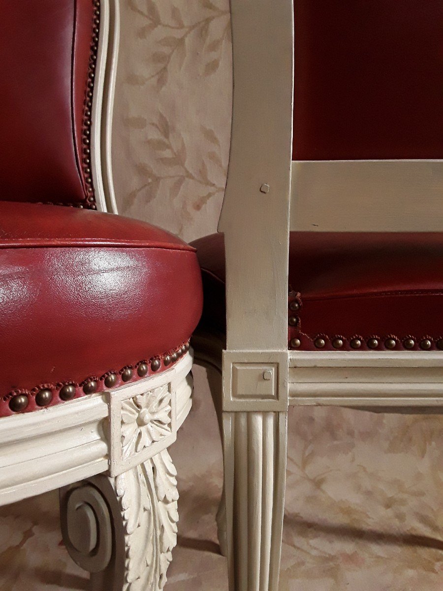 Suite De Sept Chaises d'Après G. Jacob.-photo-6