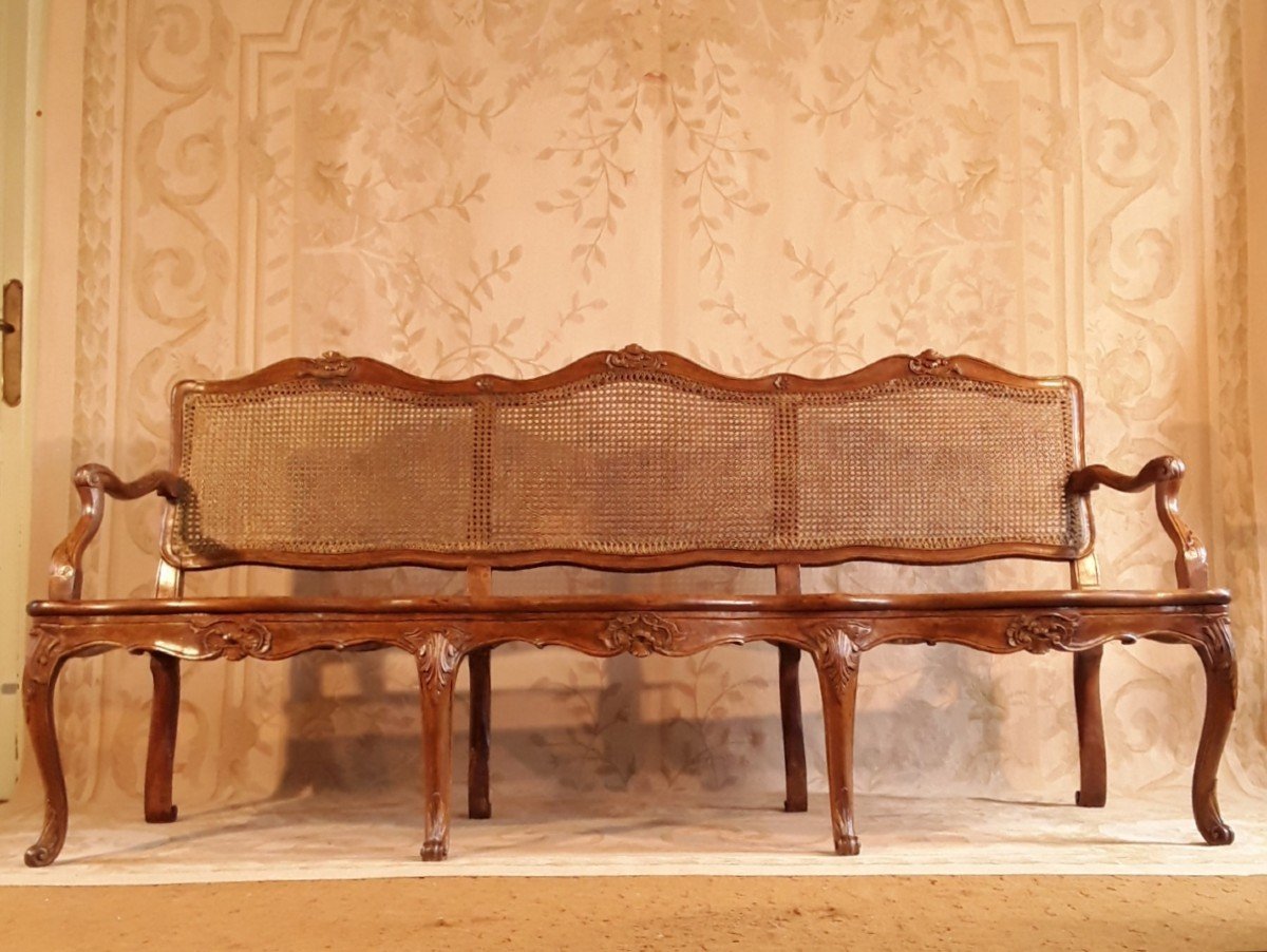 Regency Period Bench At Fond De Canne.-photo-3