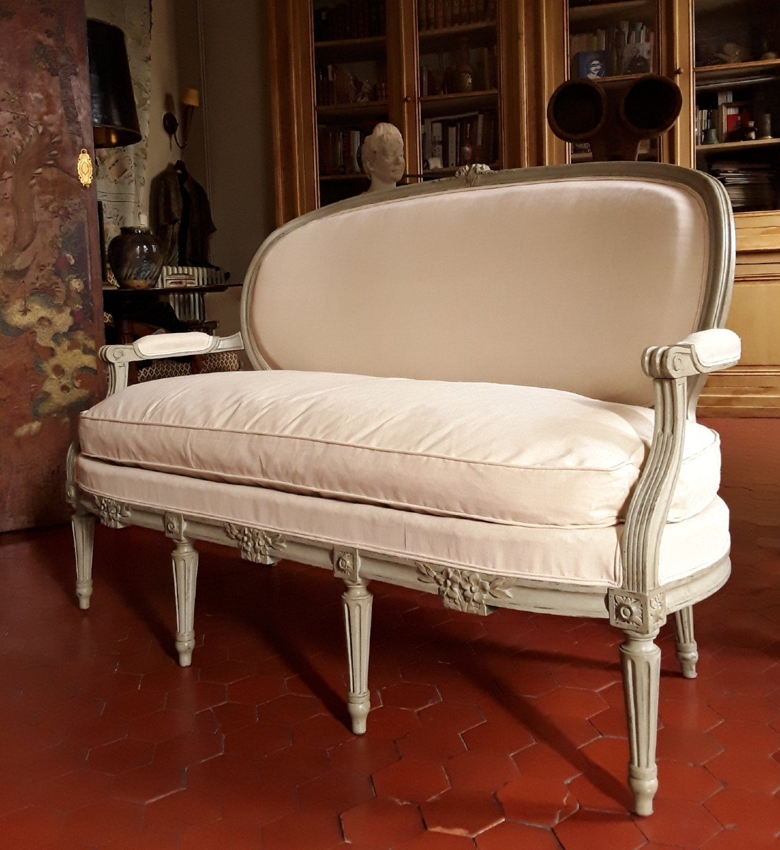 Provençal Sofa From The Louis XVI Period.-photo-2