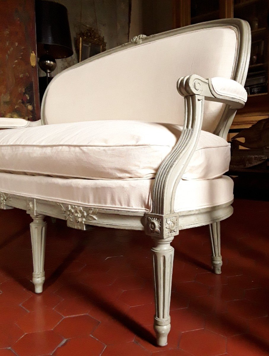 Provençal Sofa From The Louis XVI Period.-photo-1