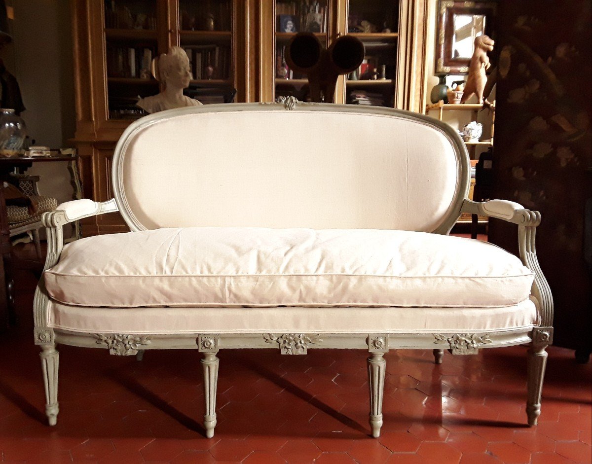 Provençal Sofa From The Louis XVI Period.