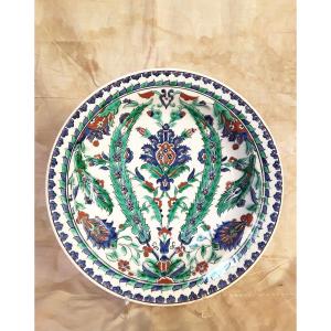 Ceramic Dish. Iznik Style.