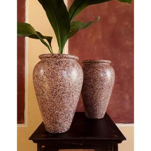 Important Pair Of Art Deco Period Vases. 