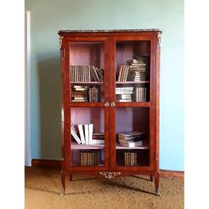 Bibliothèque d'époque Louis XVI. Estampillé Lapie. 