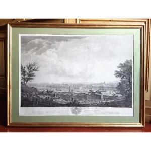 Vue de Bayonne. Gravée par Cochin et Le Bas . D'après Joseph Vernet.