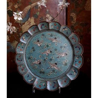 Chinese Cloisonne Dish.