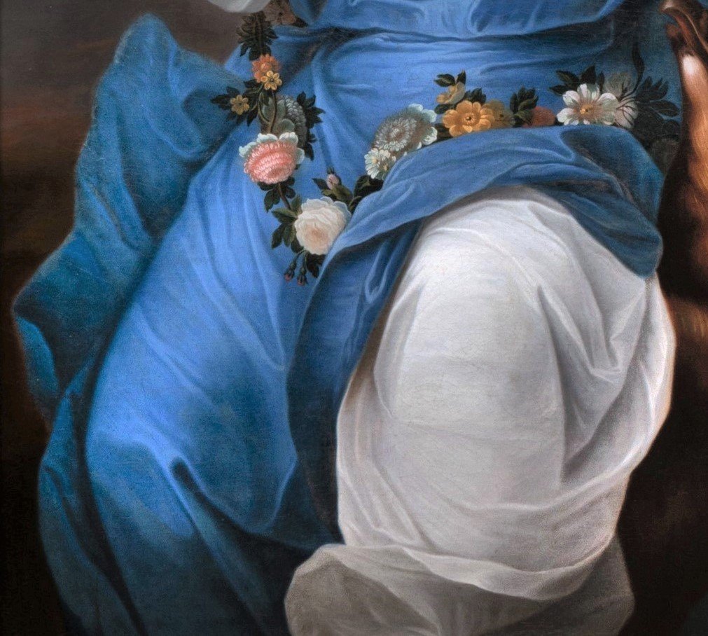 Portrait De La Princesse De Bourbon En Hébé, Pierre Gobert, Vers 1730-photo-3