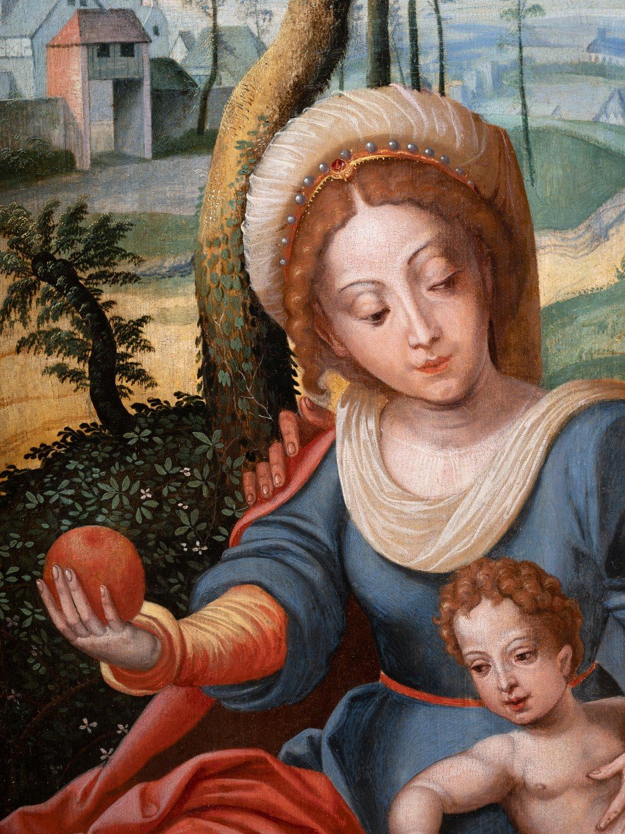 Repos Pendant La Fuite En Egypte, Atelier De Pieter Coecke Van Aelst (1502-1550)-photo-3