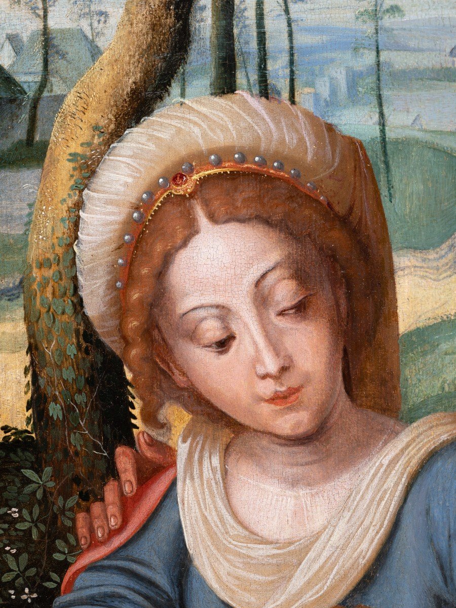 Repos Pendant La Fuite En Egypte, Atelier De Pieter Coecke Van Aelst (1502-1550)-photo-3