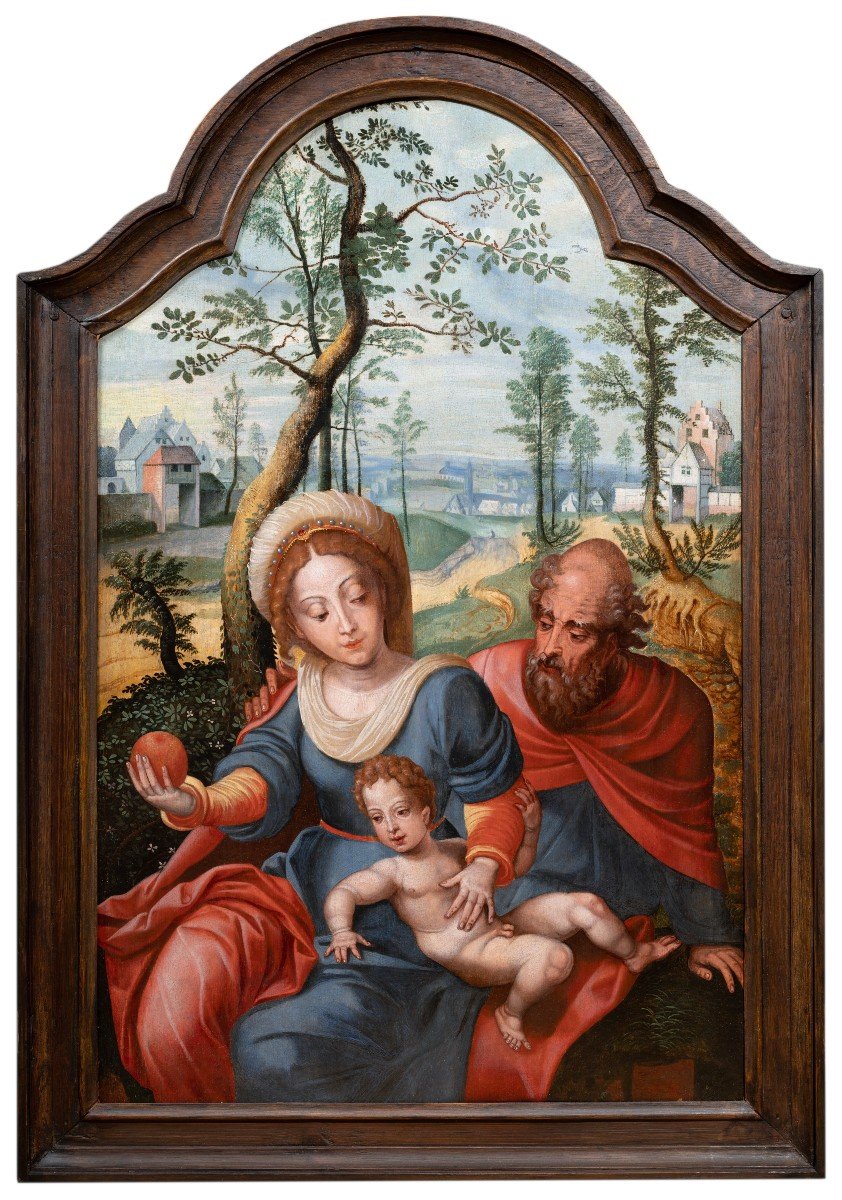 Repos Pendant La Fuite En Egypte, Atelier De Pieter Coecke Van Aelst (1502-1550)