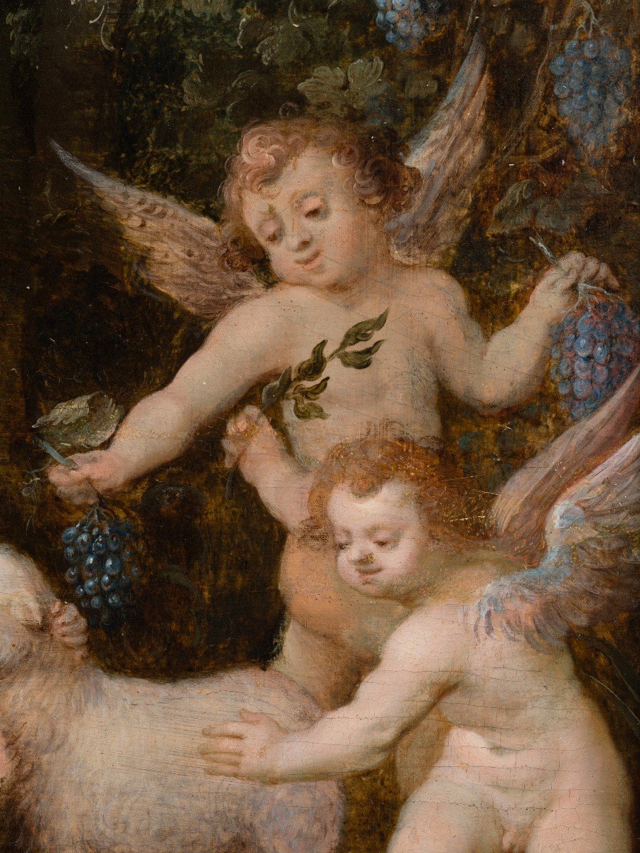 Atelier De Jan Bruegel Le Jeune & Hendrick Van Balen – La Vierge à L’enfant, Début Du XVIIème-photo-5