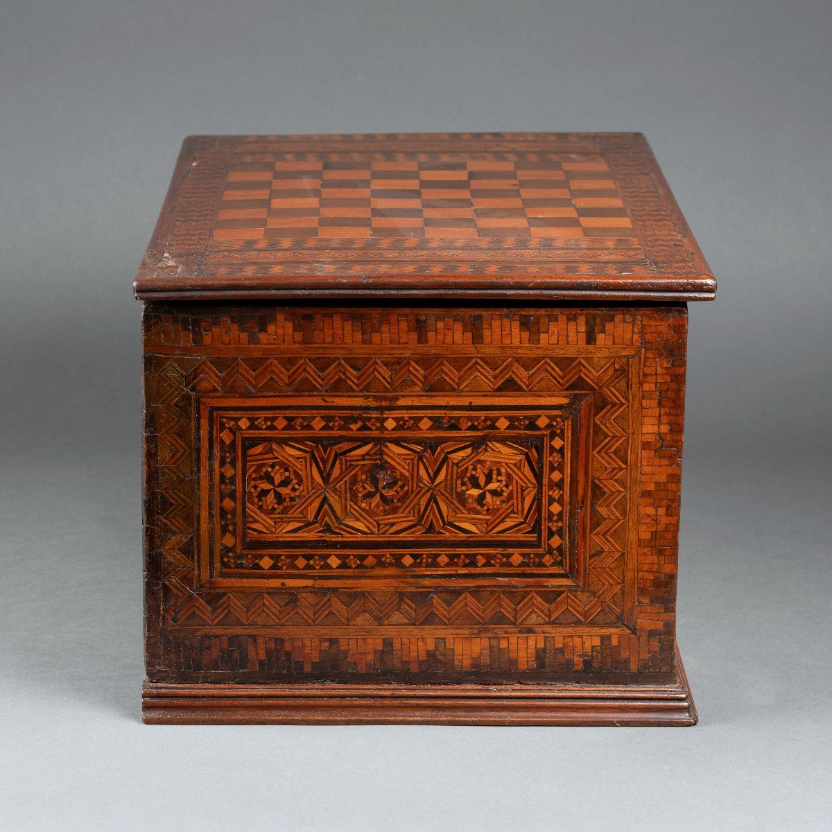 Coffret à écrire Aux Incrustations "Intarsia", Florence Fin Du XVème, Renaissance Italienne-photo-3