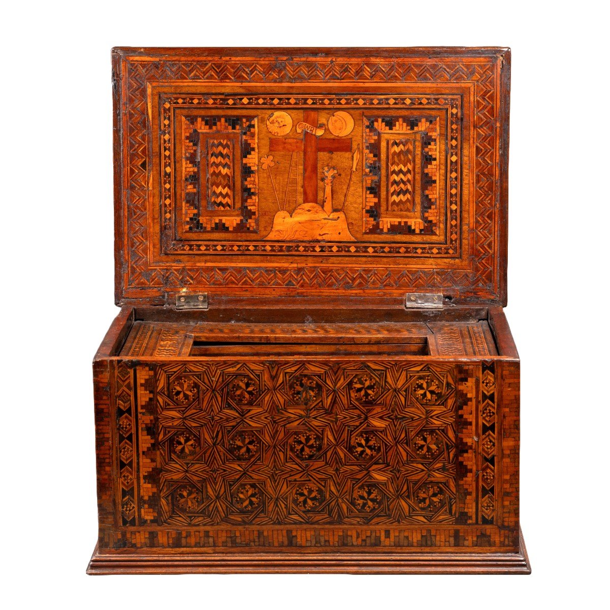 Coffret à écrire Aux Incrustations "Intarsia", Florence Fin Du XVème, Renaissance Italienne