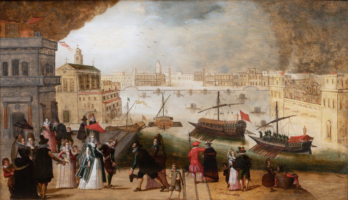 Ascension Day In Venise, Louis De Caullery (1582-1621)-photo-2
