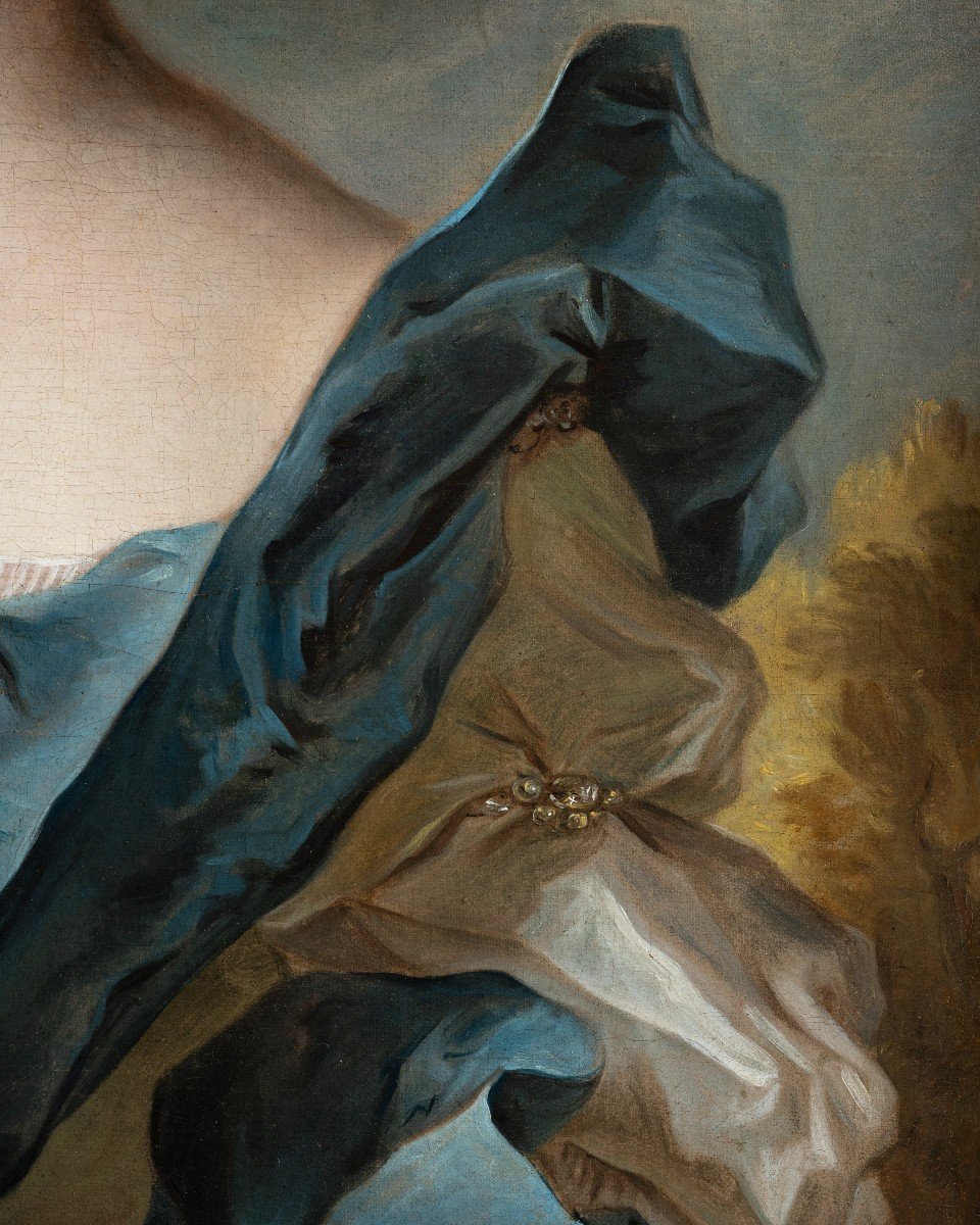 Princess Of Soubise - Studio Of Jean-marc Nattier (1685 - 1766), Mid 18th Century French School-photo-4