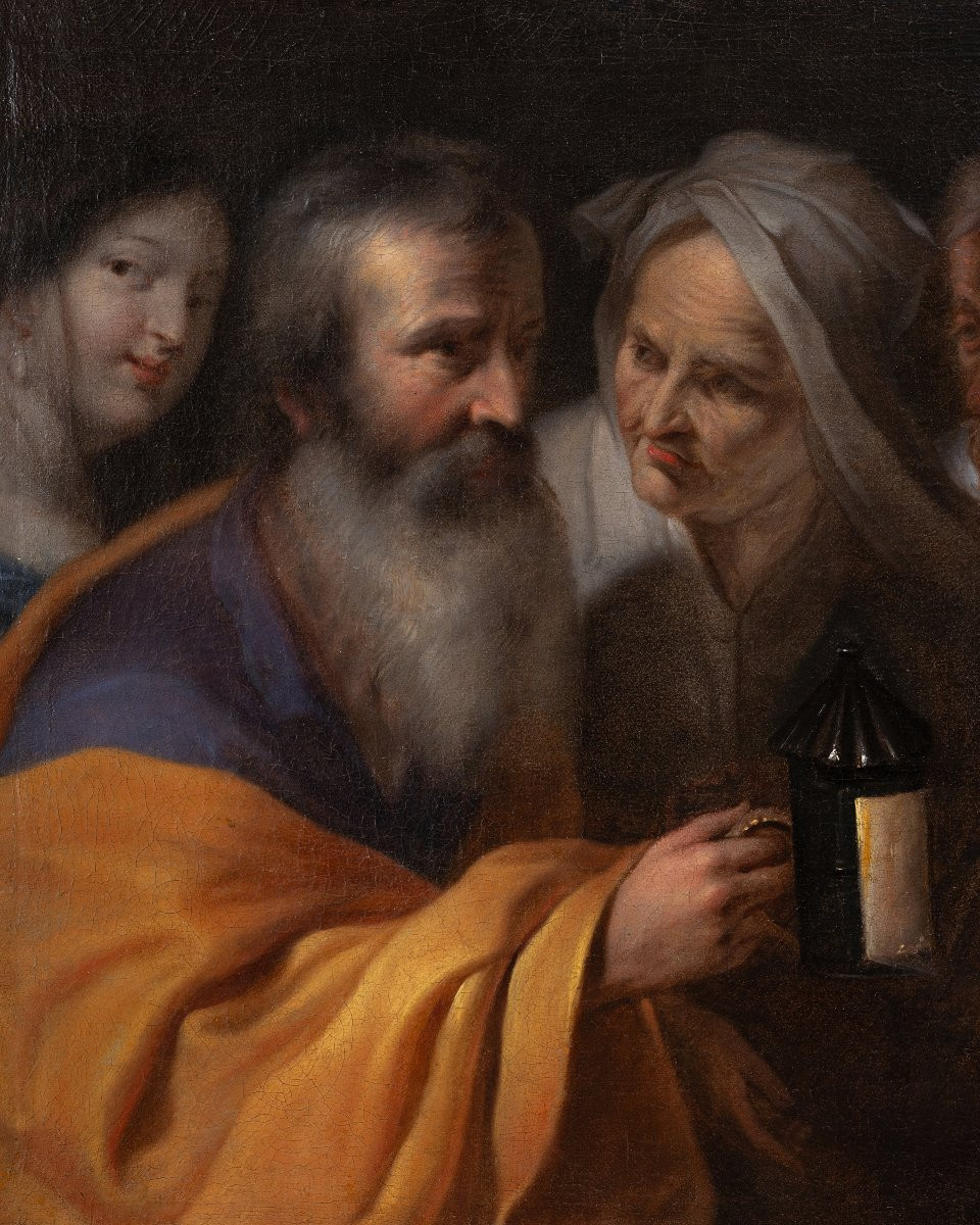 Diogenes Looking For A Man, Studio Of Pieter Van Mol, Paris, 17th Century-photo-3